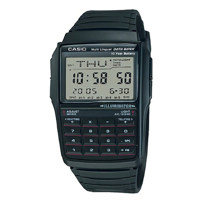 Reloj Casio Dbc32 Negro Vintage Data Bank Calculadora