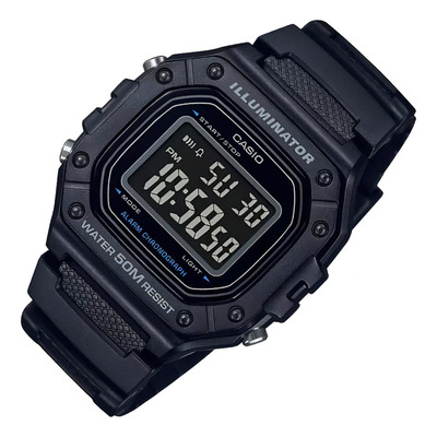 Reloj Estándar Casio W-218h-1bv Negro