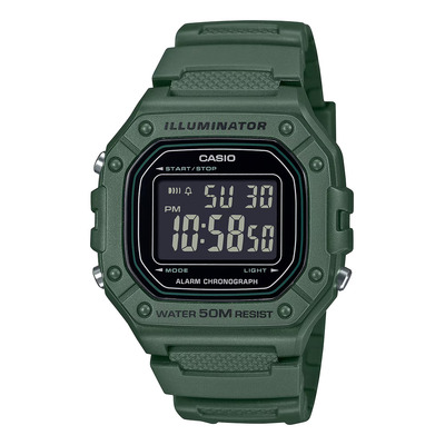 Reloj Pulsera Casio Youth W-218h Negro Gris/negro