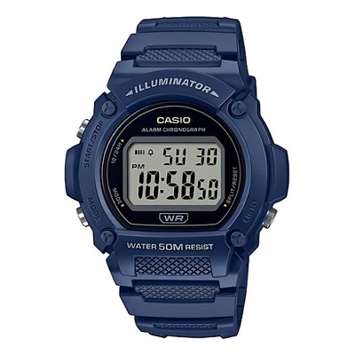 Reloj Casio Digital W-219h-2avdf /marisio Azul